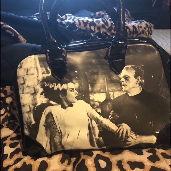 rock rebel bride of frankenstein purse